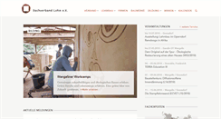 Desktop Screenshot of dachverband-lehm.de