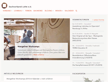 Tablet Screenshot of dachverband-lehm.de